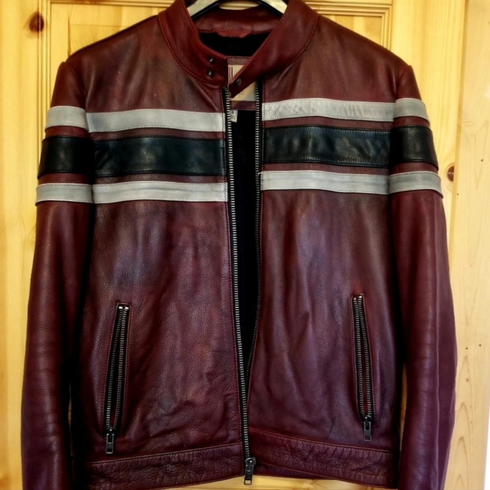 Wilson leather motorcycle jacket